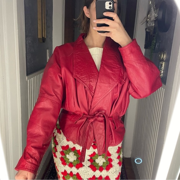 Vintage Leather Vera Pelle Jacket
